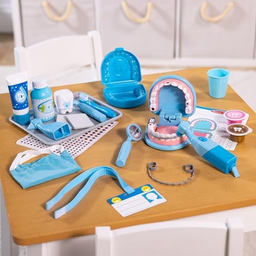 Melissa & Doug Melissa Doug Super Smile Dentist Kit With of Teeth And Dental 25 Toy