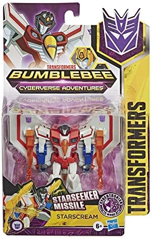 Transformers Bumblebee Cyberverse Adventures Action Attackers Warrior Class Starscream
