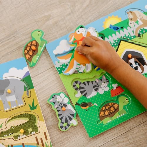 Melissa & Doug Melissa Doug Wooden Peg Puzzle