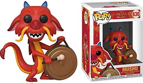 Funko POP Disney Mulan - Mushu with Gong Funko Vinyl Figure Bundled with Compatible Box