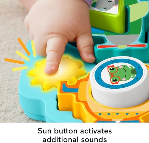 Fisher-Price Baby Sorting Toy Shapes Sounds Vehicle Puzzle