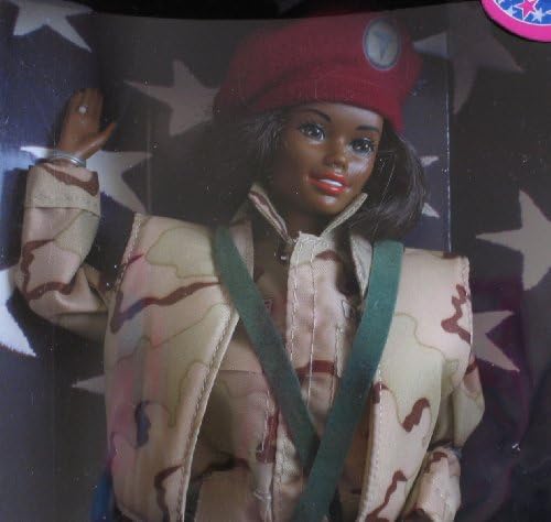 Mattel Stars N Stripes Army Barbie African American