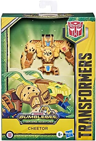 Transformers Bumblebee Cyberverse Adventures Deluxe Class Cheetor Action Figure Saber