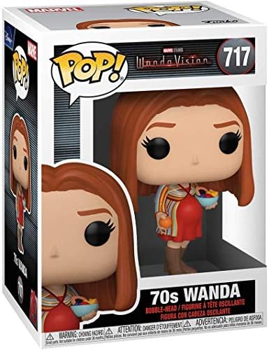 Funko Wanda 70's Pop 717 Pop TV Wanda Vision Vinyl Figure Bundled with EcoTek Protector
