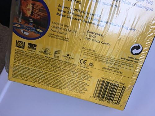 Mattel Scene It Sequel Pack Movie Edition More Film Clips Trivia Cards and Movie Stars