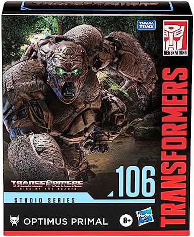 Transformers Studio Series Leader Rise of The Beasts 106 Optimus Primal Toy 8.5-Inch