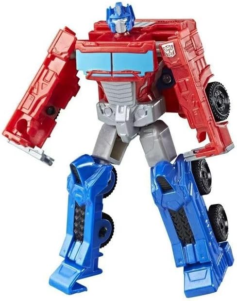 Transformers Authentics Optimus Prime Small Red Blue Gray Black