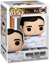 Funko POP TV The Office - Michael Scott with Check - 16 Odds for Rare Chase Varianteck - Collectable Vinyl Figure