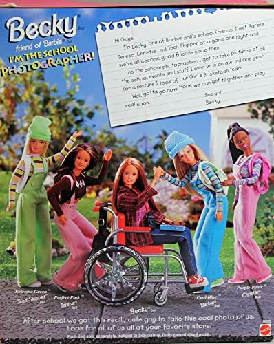 Mattel Barbie Becky I'm the School Photographer