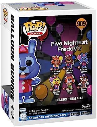 Funko POP Five Nights at Freddy's - Balloon Bonnie The Rabbit - Collectable Vinyl Figure