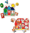 Melissa & Doug Melissa Doug Wooden Jumbo Knob Puzzle