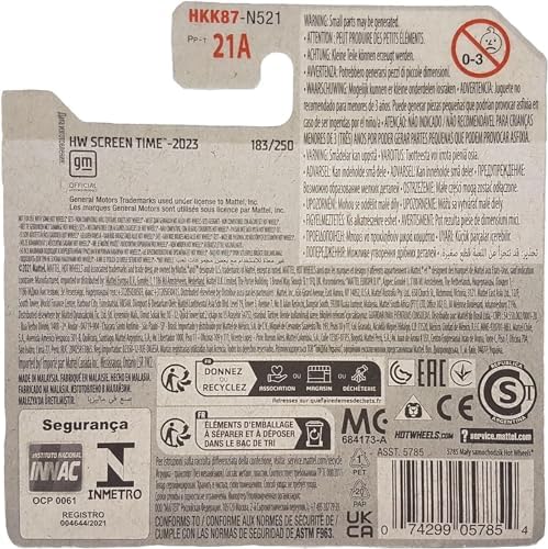 Hot Wheels HW Screen Time 910 - Barbie 1956 Corvette Diecast Model Car