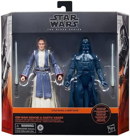 STAR WARS 6 Inch Action Figure 2-Pack OBI-Wan Kenobi Darth Vader