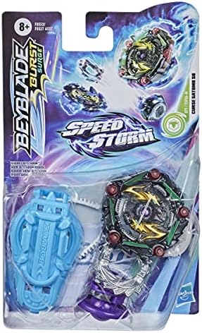 Beyblade Burst Surge Speedstorm Curse Satomb S6 Spinning Top Starter Pack - Defense Type