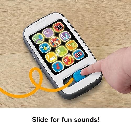 Fisher-Price Laugh Learn Baby Toddler Toy Smart Phone with Music Lights Learning Songs
