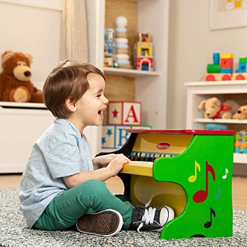 Melissa & Doug Melissa Doug Learn-To-Play Piano With 25 Keys and Color-Coded Songbook Toy