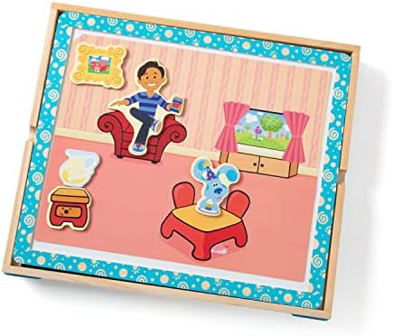 Melissa & Doug Melissa Doug Blue's Clues You Wooden Magnetic Picture Game 48 Pieces