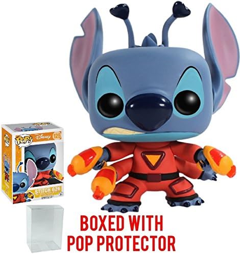 Funko POP Disney Lilo Stitch - Stitch 626 Pop Vinyl Figure Bundled with Compatible Pop