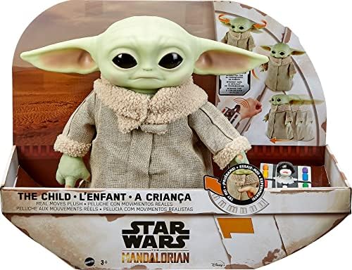 Mattel Star Wars The Mandalorian Grogu RC 12-inch Plush