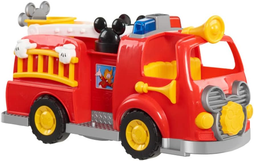 Disney's Mickey Mouse Mickey's Fire Engine Figure and Vehicle Playset