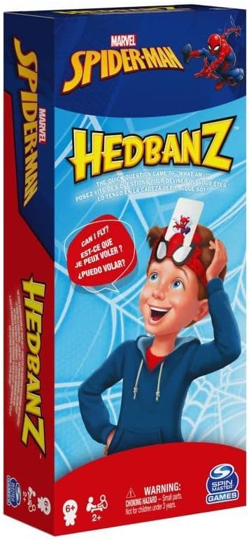 Marvel Spiderman Hedbanz Game - Spiderman Gift Hedbanz Game Plus and More for Boys Marvel