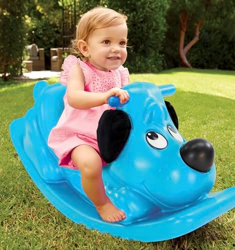 Little Tikes Rockin' Puppy- Blue Small