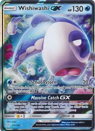 Pokemon Wishiwashi GX - 63236 - Ultra Rare