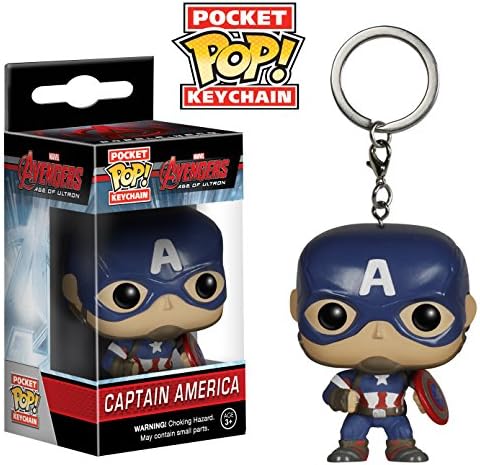 Funko Pocket Pop Keychain Marvel - Avengers 2 - Cap America Action Figure