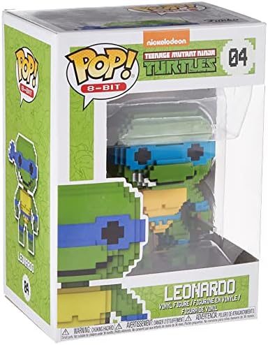 Funko 8-Bit Pop Teenage Mutant Ninja Turtles-Leonardo Figure