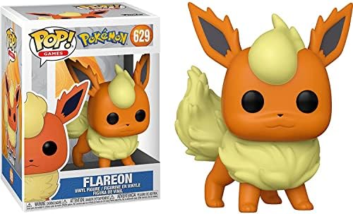 Funko Pokemon - Flareon Pop Vinyl Figure Bundled with Compatible Pop Box Protector Case