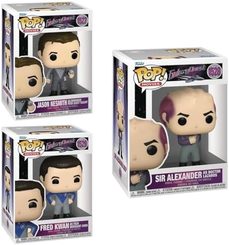 Funko Galaxy Quest Pop Movies Complete Set 3 OS