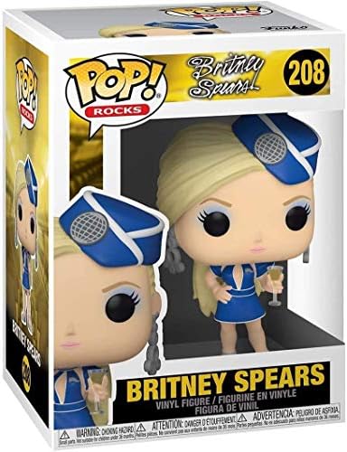 Funko POP Britney Spears - Toxic Stewardess Funko Pop Vinyl Figure Bundled with