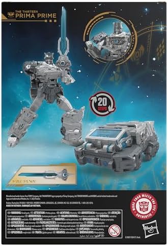 Transformers Age of The Primes Voyager Class The Thirteen Prima Prime 7-inch Converting