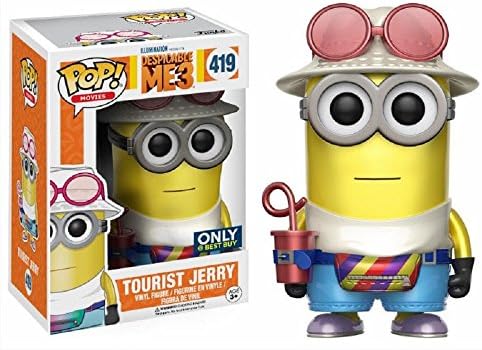 Funko Despicable Me 3-Tourist Jerry Metallic Figurine Multicoloured 15075