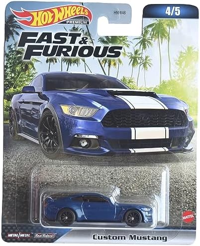 Hot Wheels Custom Mustang Fast Furious 45 Blue