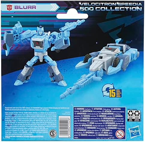 Transformers Generations Legacy Velocitron Speedia 500 Deluxe Collection Blurr Age 8 and