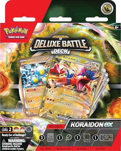 Pokemon TCG Koraidon ex Deluxe Battle Deck Ready-to-Play 60-Card Deck