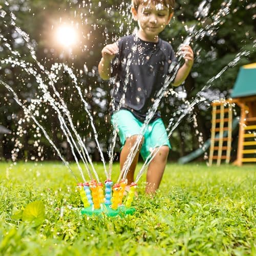 Melissa & Doug Melissa Doug Sunny Patch Splash Patrol Sprinkler Toy With Hose Attachment