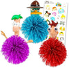 Disney Phineas and Ferb Koosh Ball Set - 3 Pc Phineas Ferb Agent P Koosh Toy Balls with