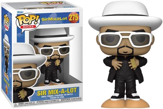 Funko POP Rocks Sir Mix-A-Lot Funko Vinyl Figure Bundled with Compatible Box Protector