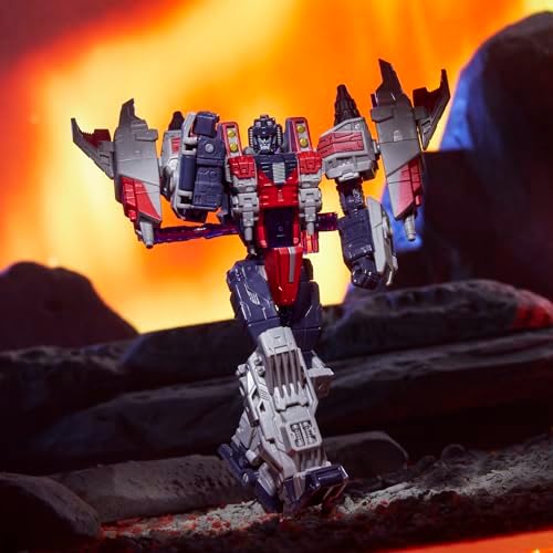Transformers Legacy United Voyager Class Cybertron Universe Starscream 7-inch Converting