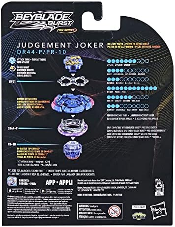 Beyblade Burst Pro Series Judgement Joker Spinning Top Starter Pack - Attack Type