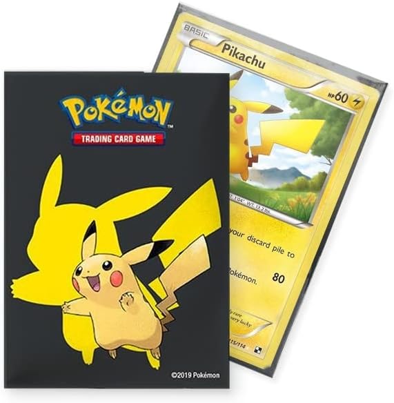 Pokemon Ultra PRO - Pikachu Pokemon Card Protector Sleeves 65 ct. - Protect Your Gaming