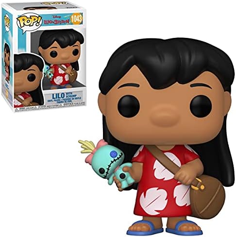 Funko Disney Lilo Stitch - Lilo with Scrump Pop Vinyl Figure Bundled with Compatible Pop