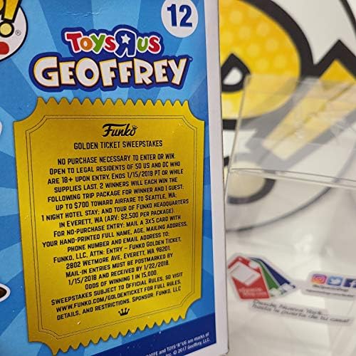 Funko Limited Edition POP AD Icons Geoffrey The Giraffe 12 - 'R US Vinyl Figure with