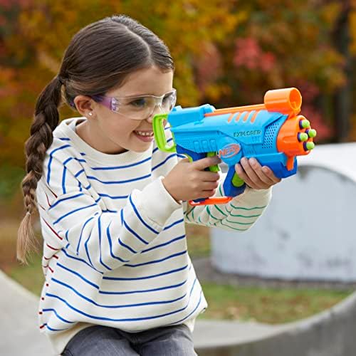 NERF Elite Junior Explorer Easy-Play Toy Foam Blaster 8 Darts for Outdoor Ages 6 Up