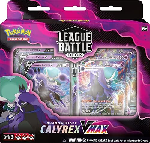 Pokemon TCG Shadow Rider Calyrex VMAX League Battle Deck 60 Cards Ready to Play Deck 3
