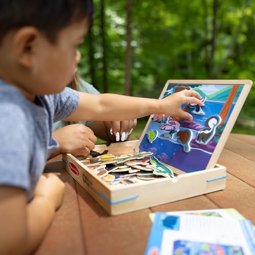 Melissa & Doug Melissa Doug National Parks Wooden Picture Matching Magnetic Game - FSC