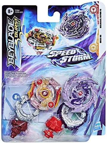 Beyblade Burst Surge Speedstorm Kolossal Fafnir F6 and Odax O6 Spinning Top Dual Pack - 2