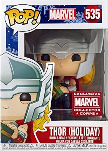 Funko POP Funko Marvel Collector Corps 535 Thor Holiday wth Free Acrylic Case